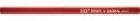 Lyra Zimmermanns-Bleistift 333 oval rot 24cm